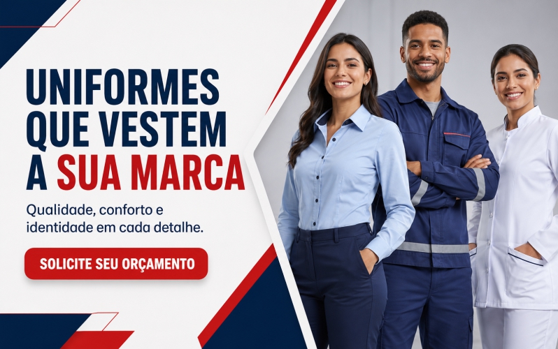 Uniformes que vestem a sua marca